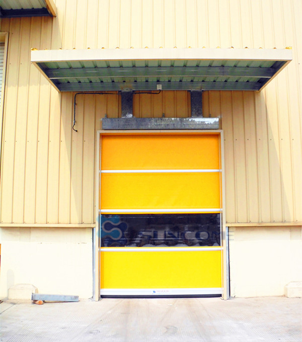 Colorful Quick Interior High Speed Shutter Door With Wind - Bar