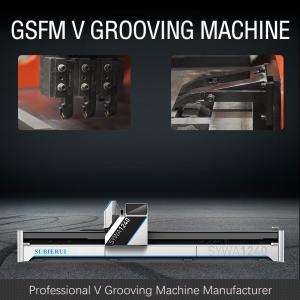 China High Speed Auto V Grooving Machine Anti Skateboard Metal Grooving Machine 1232 wholesale