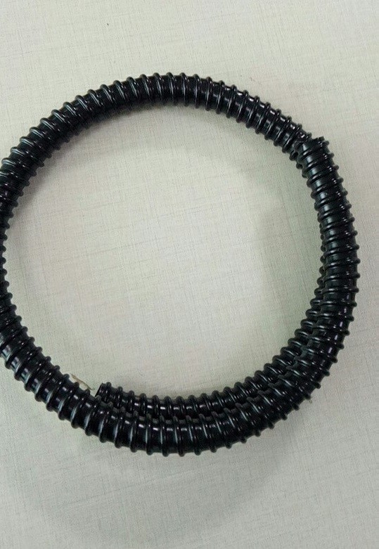 PVC Reinforced Corrugated Flexible Tubing , Flexible Spiral Tube Organic Insulation