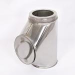 Electrostatic Coating Insulated Fireplace Pipe Eccentric Concentric Heating