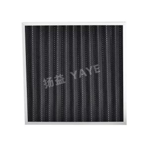 China Customized Folded Activated Carbon Filter Air Pre Filter For Odor Removal wholesale