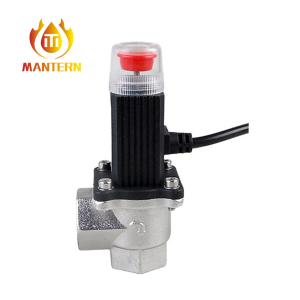 China Wrought Aluminum Alloy Gas Solenoid Valve 9 - 12V DC Angel Valve DN15 DN20 wholesale
