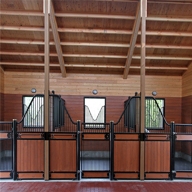 Bamboo Board Indoor Safety Horse Stable Stalls Boxes Factory Made