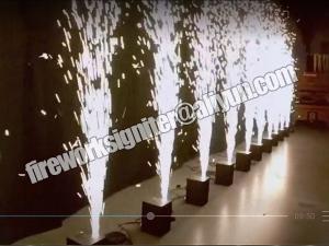 China 285mm Dmx512 110v Indoor Cold Spark Fountain Machine wholesale