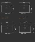 SUS304 Brushed Stainless Steel Kitchen Sinks Strong Wear Resistance