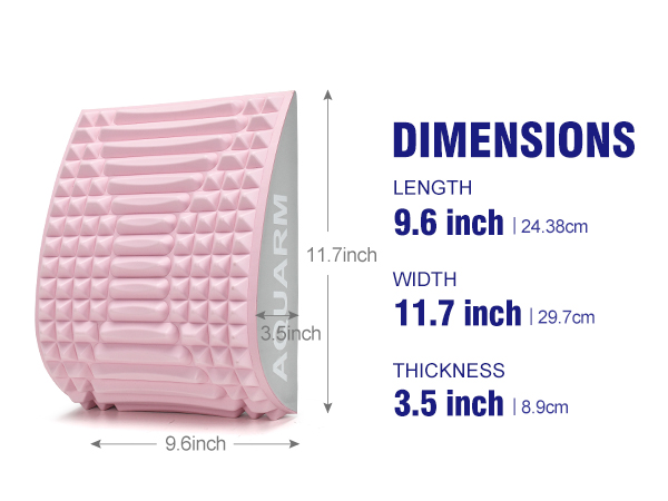 Woowave Purple Lower Back Stretcher for Massage TPE Pillow Say Goodbye to Back Pain