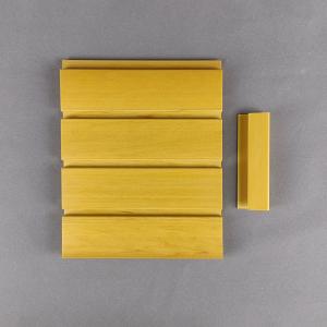 China Plastic Composite False Slatwall Display Shelf For Display Wall wholesale