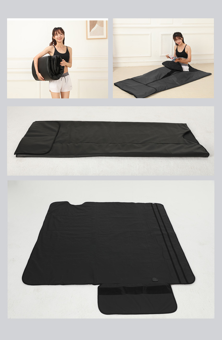 660NM Far Infrared Velcro Sauna Heating Blanket with Hand Controller for Whole Body