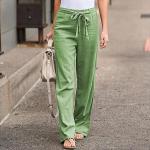Fashion All Match Blue Casual Pants Summer Wide Leg Trousers
