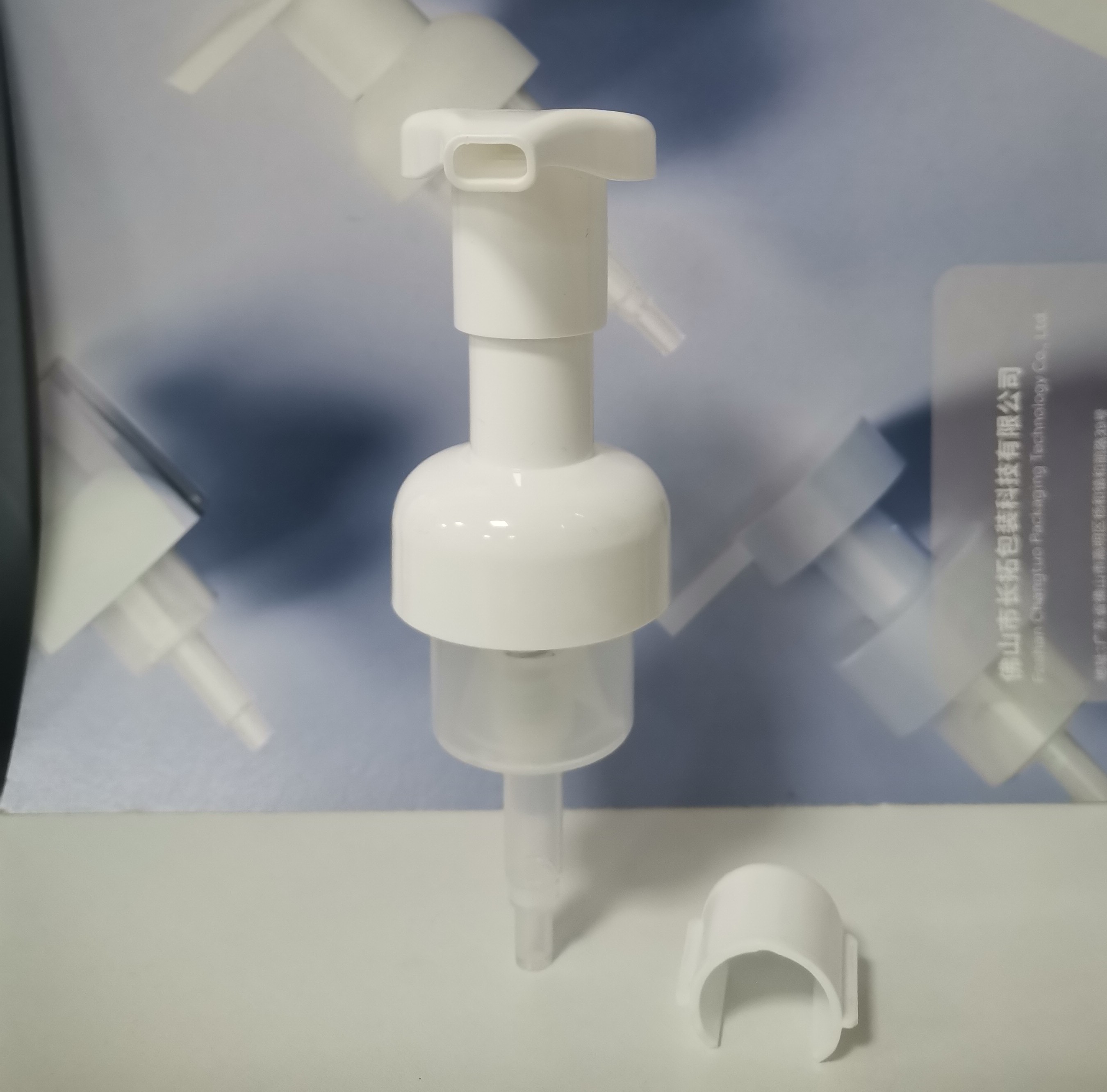PP Hand Sanitizer Plastic Lotion Pump with 1.2cc Discharge Rate and External Spring Protection