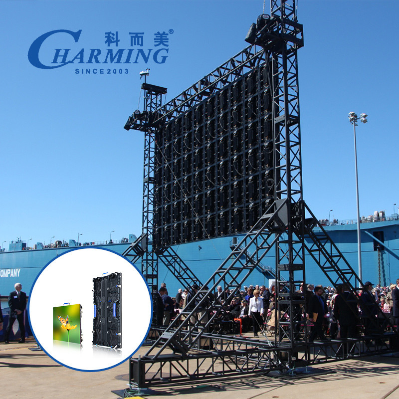 K Series P3.91 Rental Display , LED Advertising Billboard 3840Hz SMD1921