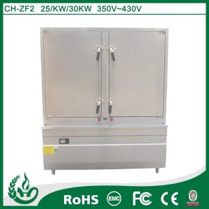 China Induction Industrial Rice Cooker With Steamer Baskets wholesale