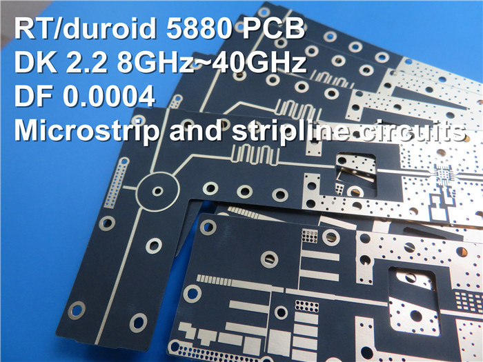 Rogers 5880 10mil 0.254mm High Frequency PCB For Microstrip And Stripline Circuits