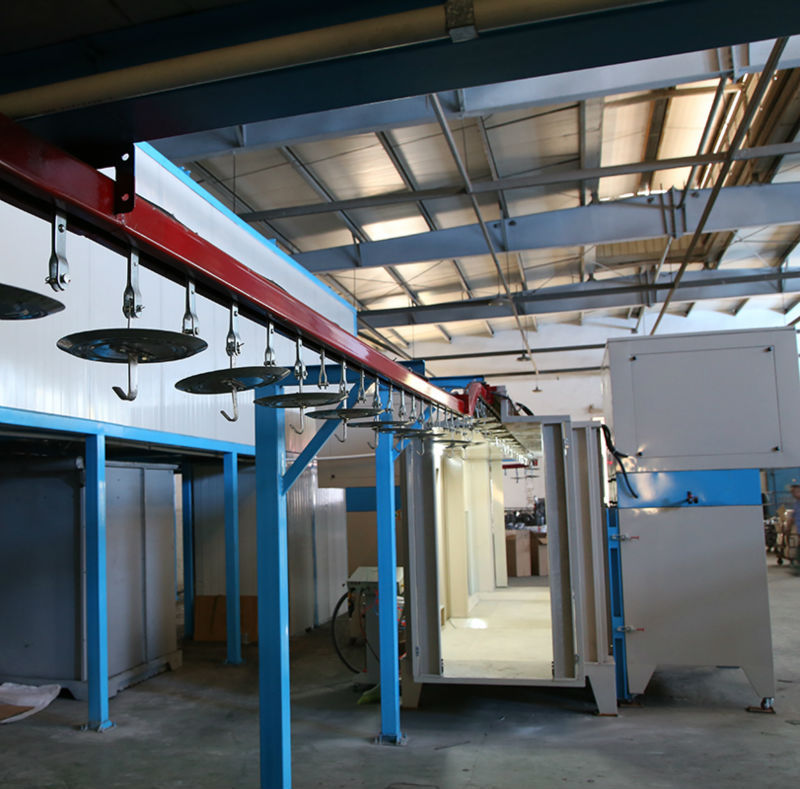 Non Standard Horizontal Powder Coating Line For Steel Substrates Weight 10000 KG