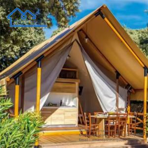 China Factory Luxury Waterproof Camping Hotel Accommodation Safari Tent For Outdoor wholesale