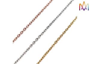China 1.7mm 2mm Thickness DIY Jewelry Rolo Cable Bulk Jewelry Chain wholesale
