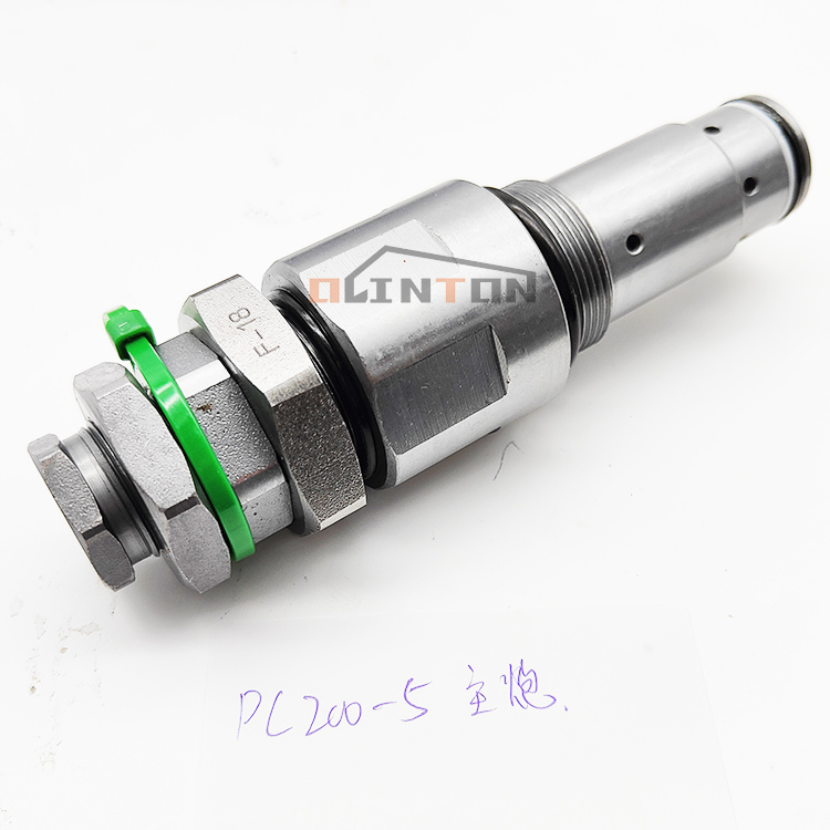 Excavator Parts Main Relief Valve For Excavator PC200-5 Guaranteed and OEM Support