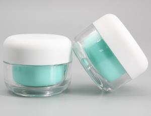 China Double Layer 54mm 1.75oz Empty Lotion Jars wholesale