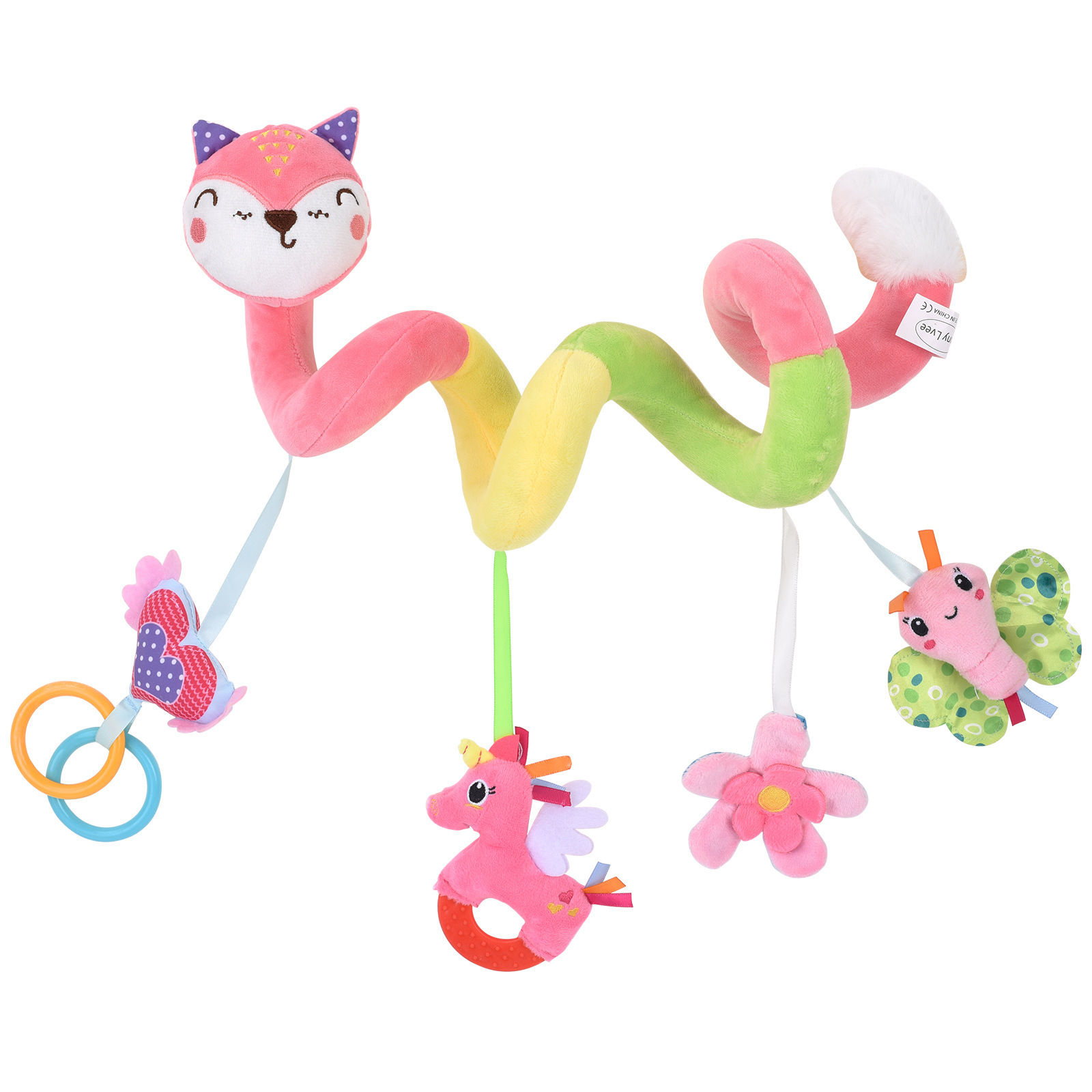 Unisex Bed Hanging Newborn Crib Plush Cart Baby Hand Pushed Lathe Winding And Parts Toy