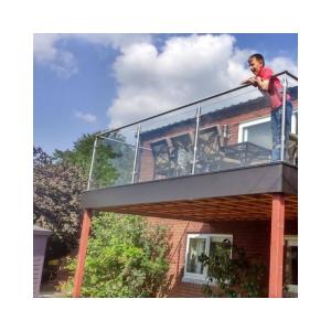 China Outside Laminated Railing Glass 12mm Laminated Glass Guardrail wholesale