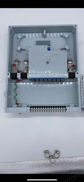 16 Cores FTTH Fiber Optic Distribution Box 16 Ports Termination Box For Fiber