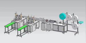 China 8.5KW Disposable Face Mask Machine , Durable Mask Making Equipment High Stability wholesale