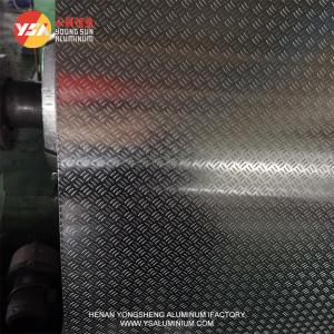 China 6.5mm Aluminum Checkered Plate 5 Bar Diamond Plate Sheets wholesale