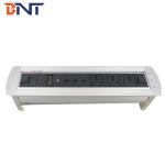 Intelligent flush mount hidden conference table power socket