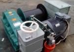 Variable speed wire rope electric lifting winch for boat trailers