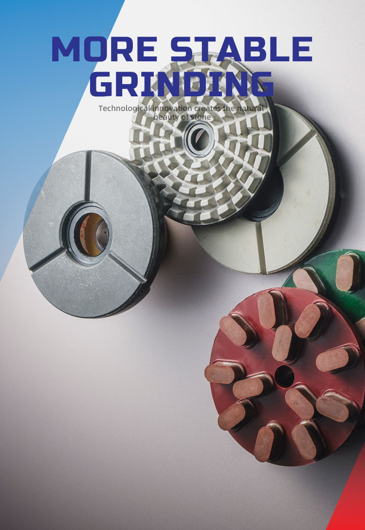 Stone Abrasive 10" Buff Pad for Granite Diamond Polishing in Customized Design