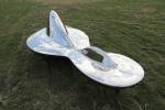 Abstract Large Metal Lawn Sculptures Mirror Stainless Steel Outdoor Decorative