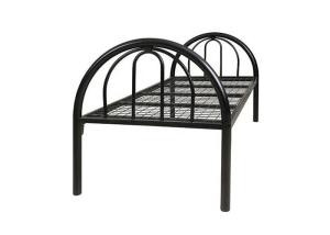 China ODM Black Electrostatic Spraying Iron Bed Single wholesale