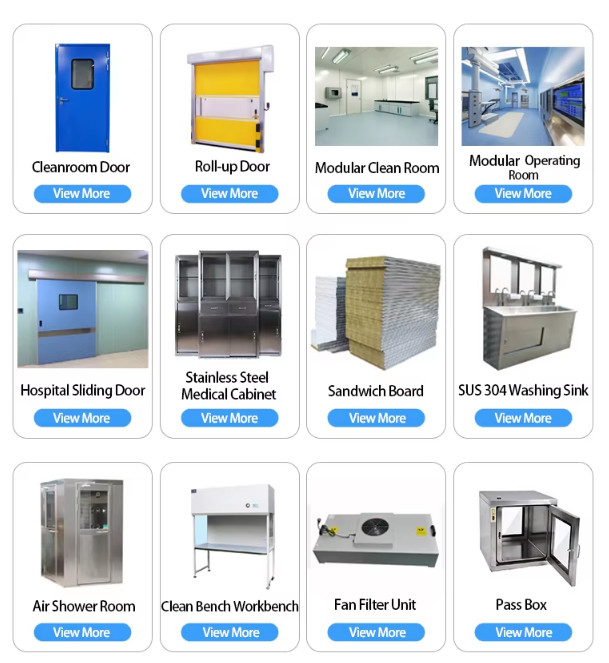 Professional Customized Clean Room Gmp Modular Dust Free Equipment Panel Portable Modular Clean Room Laboratory