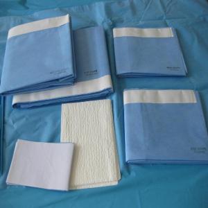 China Blue Disposable Surgical Gown XXL Size With Anti-Static Material wholesale