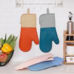Dishwasherable Flexible Silicone Oven Mitt Heat Resistant