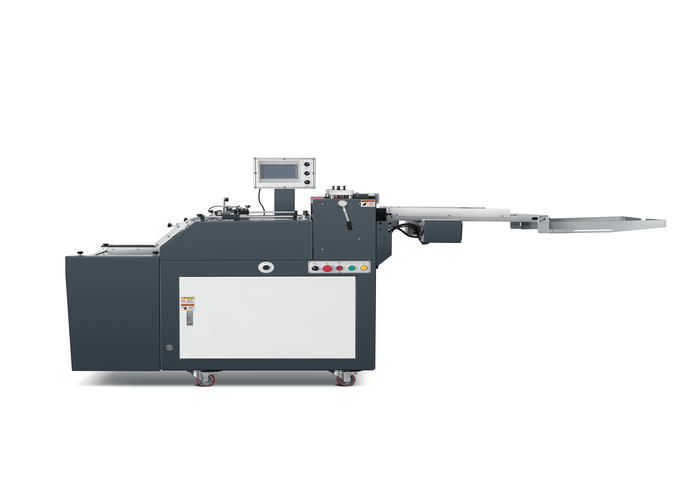 MDC-360 plus four flexo station roll to roll cold stamping lamination and flatbed or rotary die cutting machine