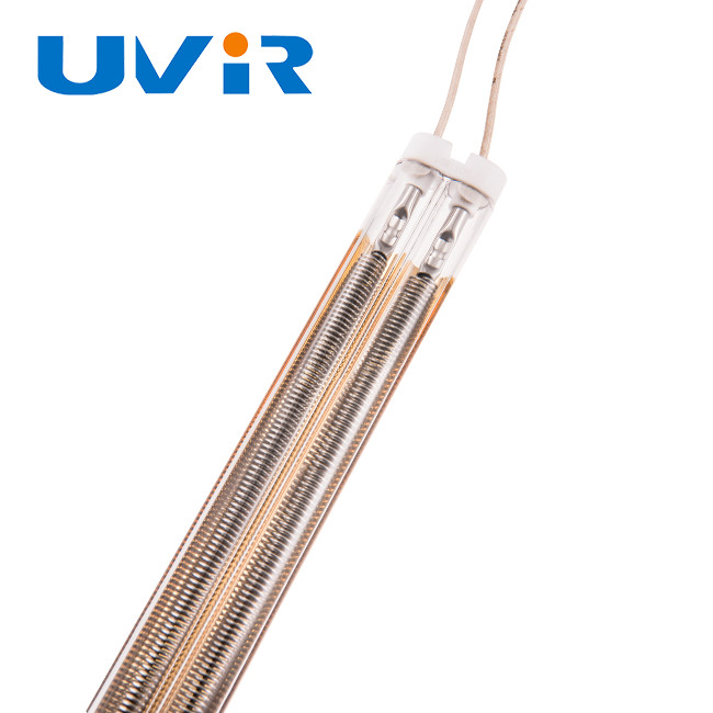 415V IRP Infrared Lamp For Printing , 2500W Twin Tube Infrared Emitters ROHS