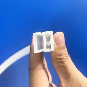 China LED Lights Transparent Silicone Rubber Profiles Extrusion Heat Resistant wholesale