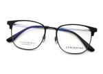 Pure Titanium Aluminum Glasses Frame Clip-On Black Business Glasses