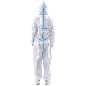 China PP/PE Disposable Protective Suit CE Approved Disposable Isolation Gowns wholesale