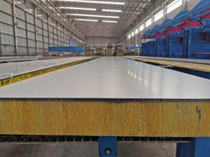 China OEM Prefabricated Glasswool Insulated Sandwich Panel Roofing Polyurethane 100mm wholesale