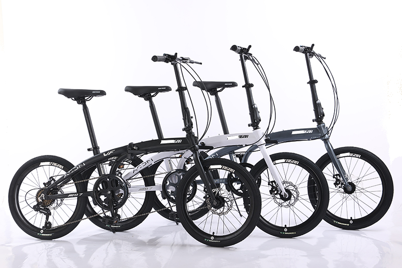 GOMID Folding Bicycle with SHIMANO TX30-7 Speed Shift Lever and 20 Inch Foldable Design Bicicletas Gear Cycle