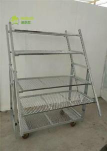 China Nursery Plant Net Layer Cart Dutch Trolleys Display 22*54*74.8 Inch wholesale