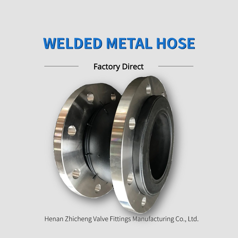 DN15-DN4000 Pipes Flexural Rubber Expansion Joint With Valve Support And 304 Flange