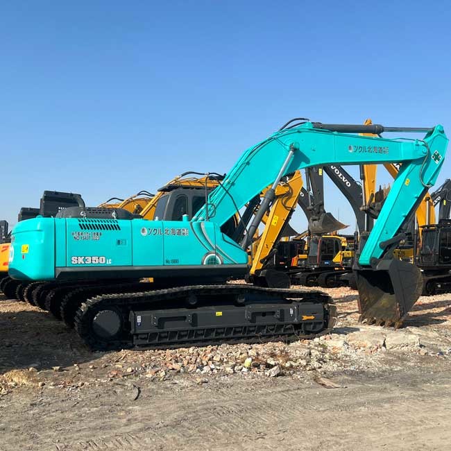 Used Kobelco SK350LC Crawler Excavator 35 Tons With 1.6m³ Bucket Capacity