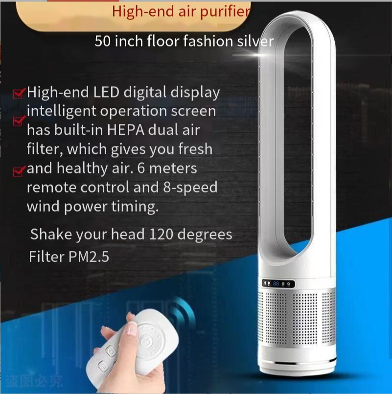 Effective Household Portable Air Cooler Fan Bladeless Cooling Electric Fan for Summer