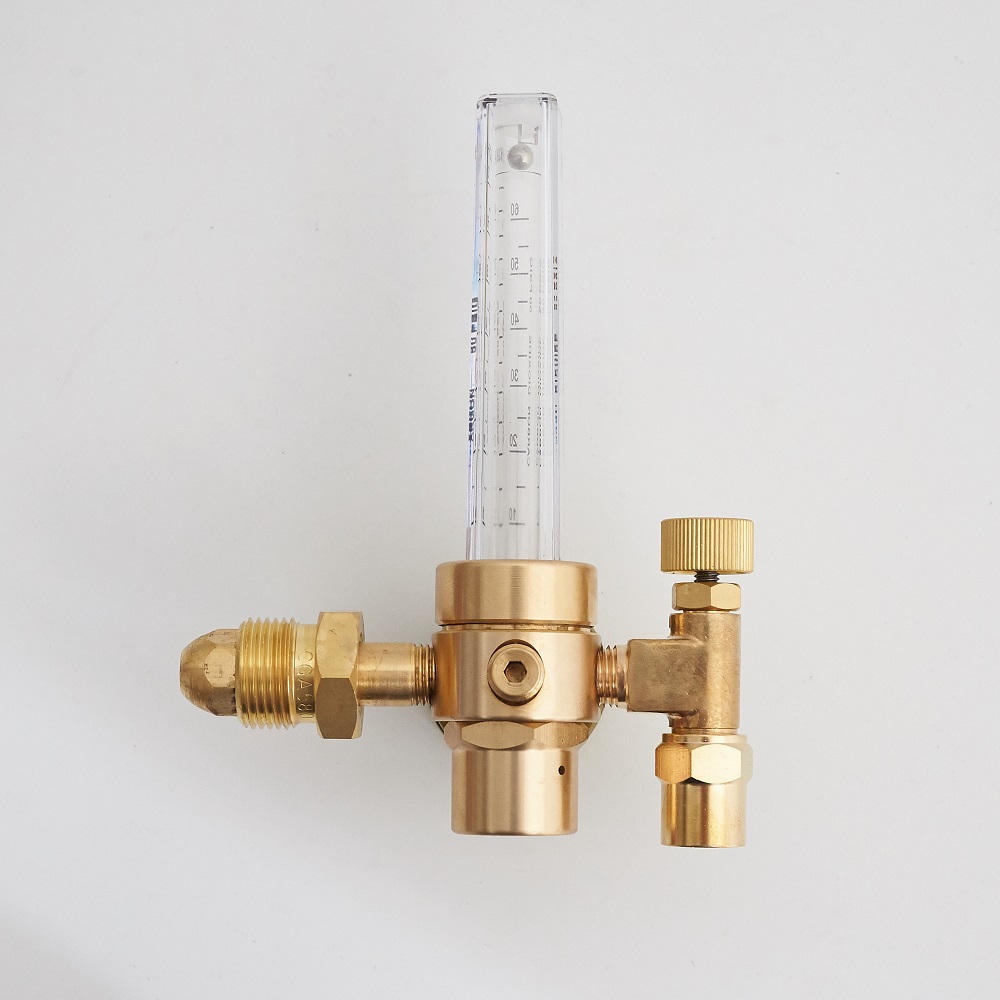 CO2 Argon Gas Regulator Flowmeter for Welding Machine Mig Tig Safety Structure