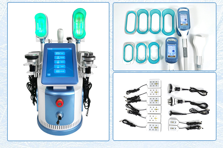 5 Handles Cryolipolysis Slimming Machine Body RF With LCD Display