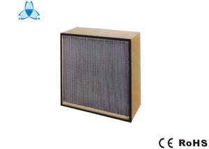 China Wooden Fram Hepa Air Filter For Air Conditioning wholesale