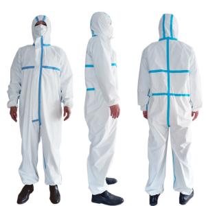 China Good Tensile Resistance Medical Protective Clothing Disposable Chemical Suit wholesale